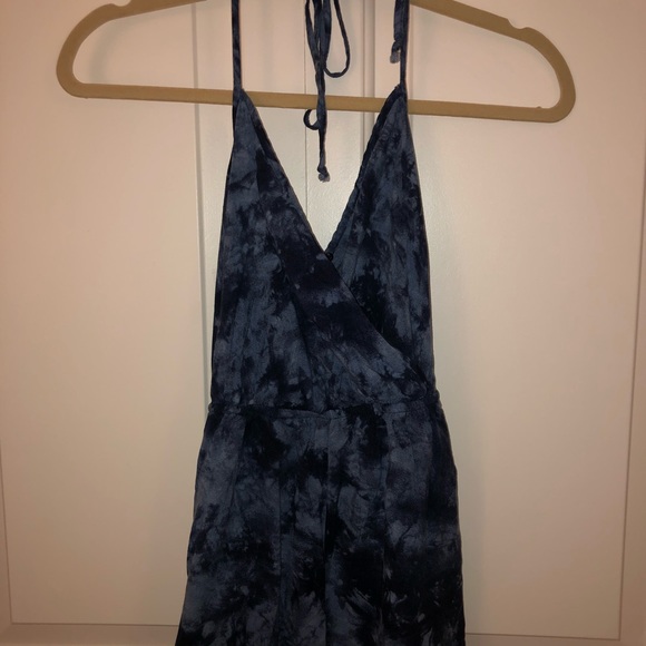 Mimi Chica Tie Dye Halter Romper - Picture 3 of 5